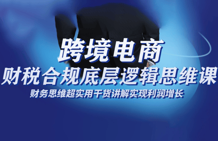 『精品课程』跨境电商财稅合规底层逻辑思维课-智扬星海