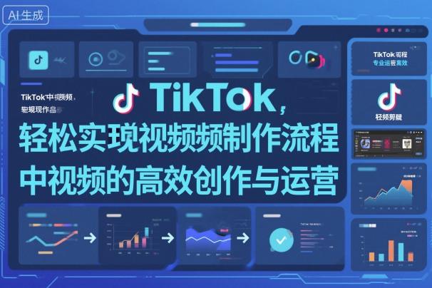 『精品课程』TikTok中视频制做流程，轻松实现Tk中视频的高效创作与运营-智扬星海